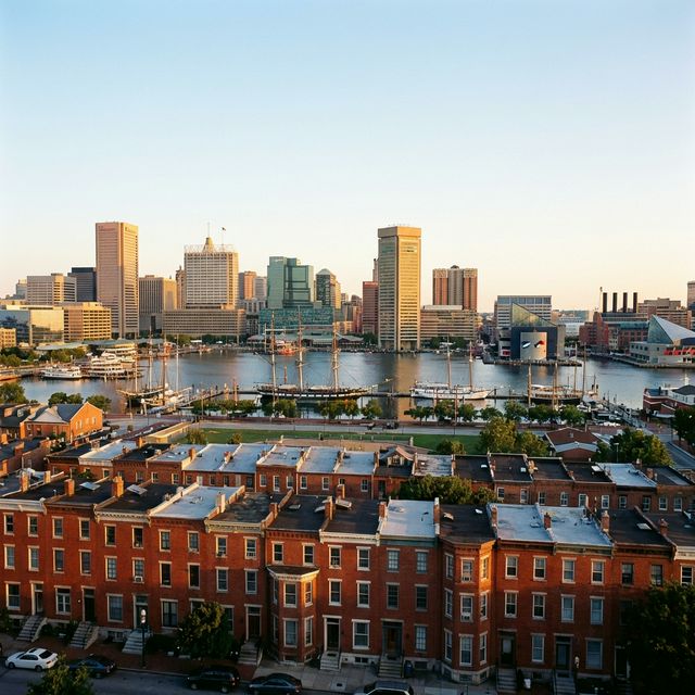 Federal Hill Baltimore historic rowhomes