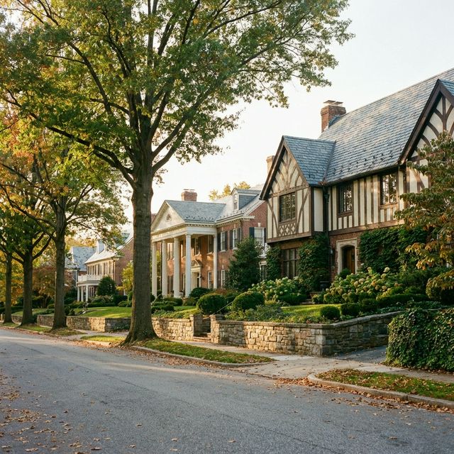 Roland Park Baltimore grand historic homes